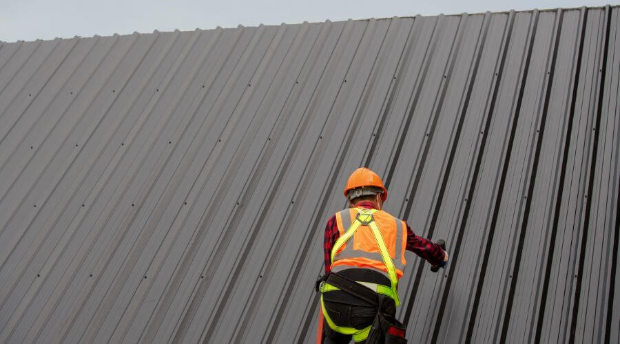 Professional metal roof installation services in Saint Vincent, MN
